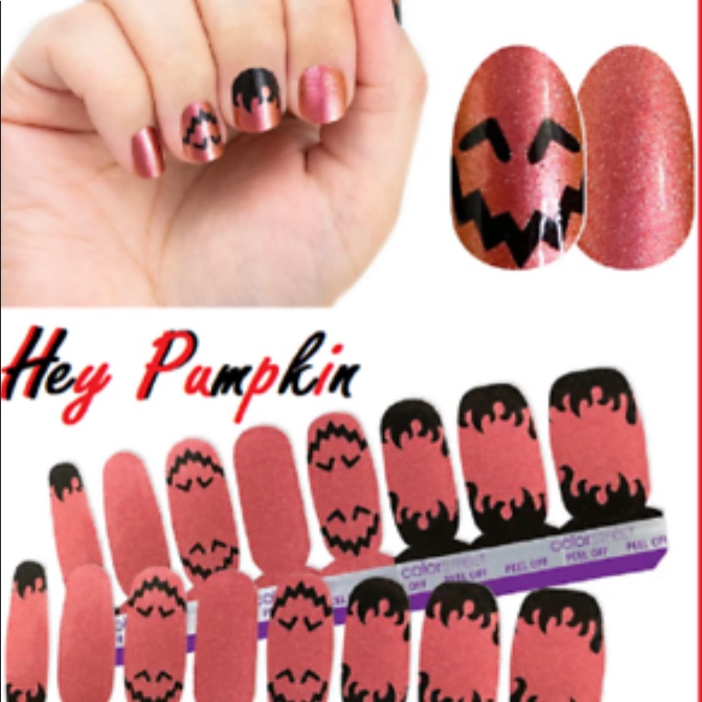 NEW in Package Color Street “Hey Pumpkin” strips